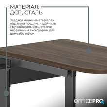 Компьютерный стол OfficePro SD137DW Dark Wood/Black