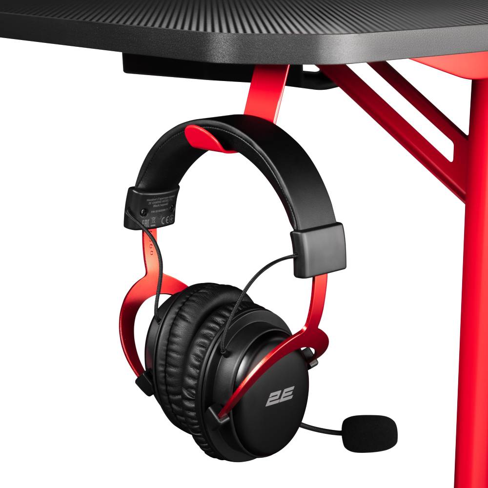 Внешний вид Стол компьютерный 2E GAMING OTOROSHI Black/Red (2E-GT-OTO-BKRD)