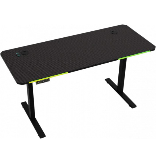 Комп'ютерний стіл GT RACER T-S 1438 140x60x73-118 Black Тип комп'ютерні столи