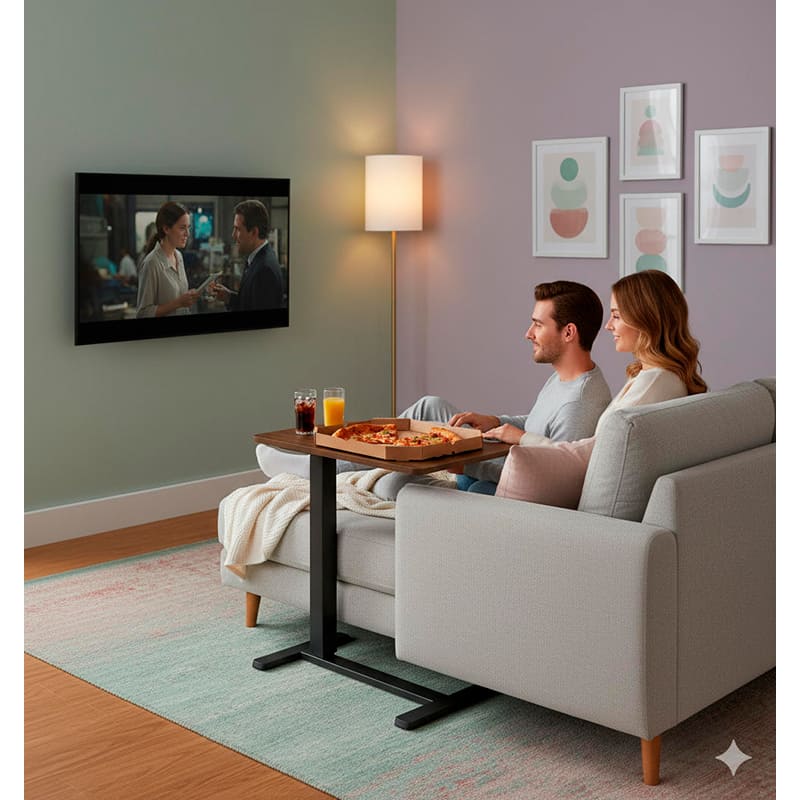 В Украине Стол 2E CE710BD Black/Brown (2E-CE710BD-MECHANIC)