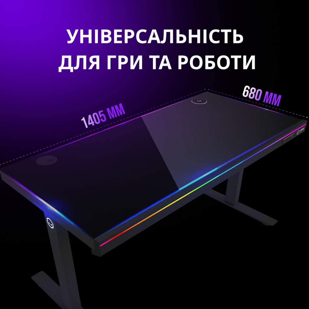 Заказать Компьютерный стол LORGAR PRO 80W Wood Black (LRG-DP80W)