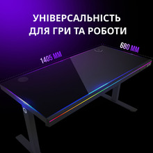 Компьютерный стол LORGAR PRO 80W Wood Black (LRG-DP80W)