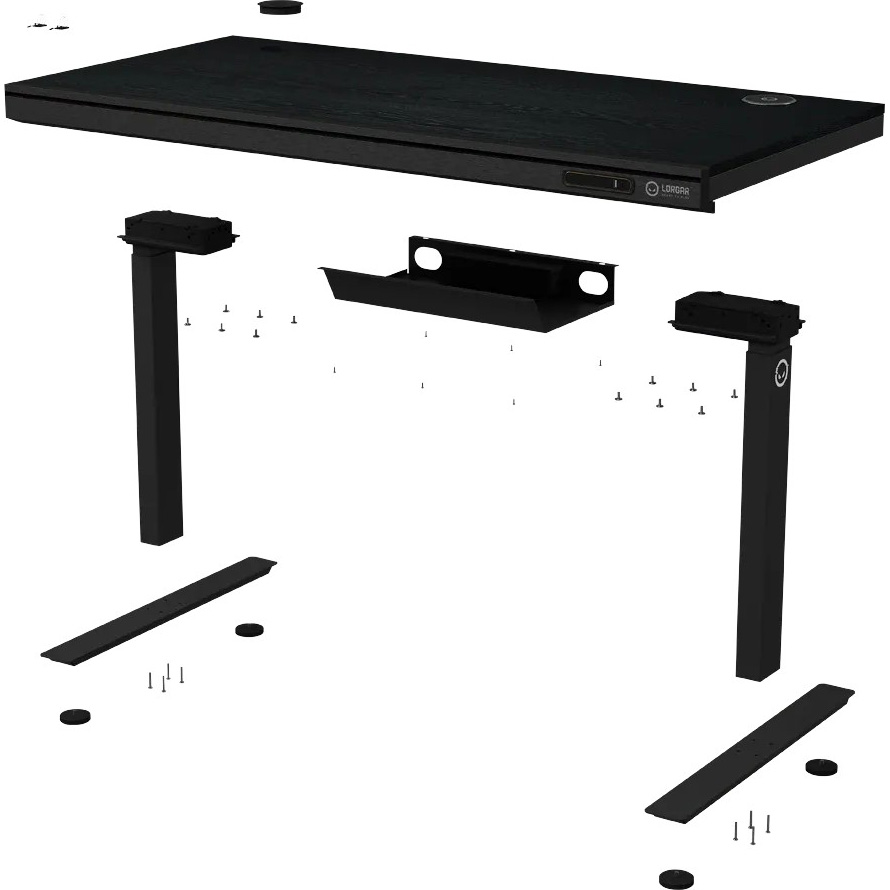 Компьютерный стол LORGAR PRO 80W Wood Black (LRG-DP80W) Ширина 1400