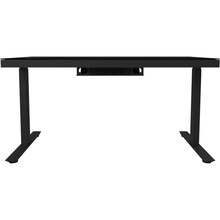 Компьютерный стол LORGAR PRO 80G Glass Black (LRG-DP80G)