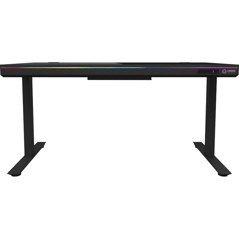 Компьютерный стол LORGAR PRO 80G Glass Black (LRG-DP80G) Ширина 1405