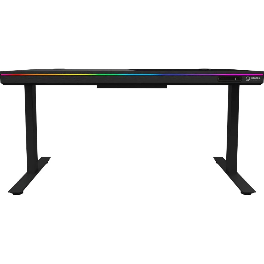 Компьютерный стол LORGAR PRO 80G Glass Black (LRG-DP80G) Ширина 1405