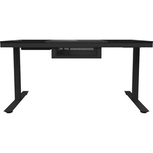Компьютерный стол LORGAR ELITE 90G Glass Black (LRG-DE90G)
