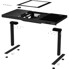 Компьютерный стол LORGAR ELITE 90G Glass Black (LRG-DE90G)