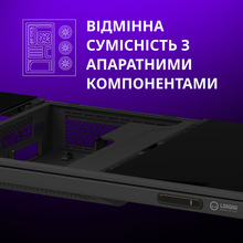 Компьютерный стол LORGAR ELITE 90G Glass Black (LRG-DE90G)