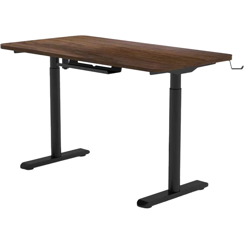 Стол SIHOO D05 Walnut/Black (D05-104/D05-107) Высота 740