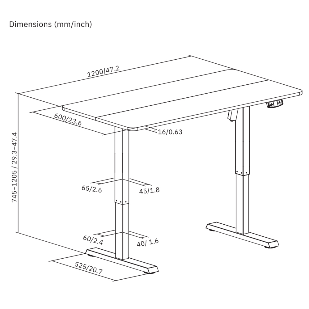 Обзор Компьютерный стол ITECH Black (MT12BB)