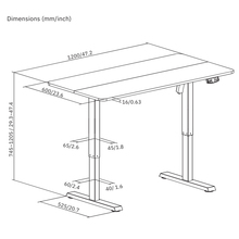 Компьютерный стол ITECH Black (MT12BB)