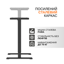 Компьютерный стол ITECH Black (MT12BB)