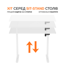 Компьютерный стол ITECH White (MT12BW)