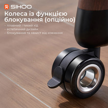 Компьютерній стол SIHOO D07 1.6m Walnut Black (D07B-101/D07J-101-AB)
