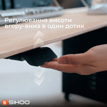 Компьютерный стол SIHOO D07 1.6 m Maple White (D07B-102/D07J-102-AB)