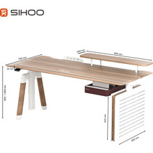 Компьютерный стол SIHOO D07 1.6 m Maple White (D07B-102/D07J-102-AB)