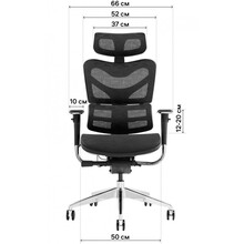 Кресло GT RACER X-782 Bright Gray (W-20 B-40)