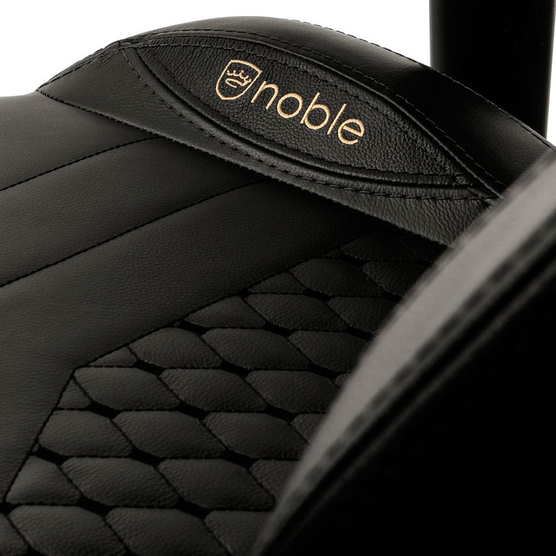 Кресло NOBLECHAIRS EPIC Real Leather Black (NBL-RL-BLA-001) Основание кресла крестовина с роликами