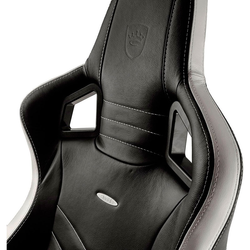 Крісло NOBLECHAIRS EPIC Real Leather Black/White/Red (NBL-RL-EPC-001) Тип для геймера