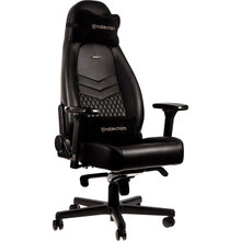 Крісло NOBLECHAIRS ICON Real Leather Black (NBL-ICN-RL-BLA)