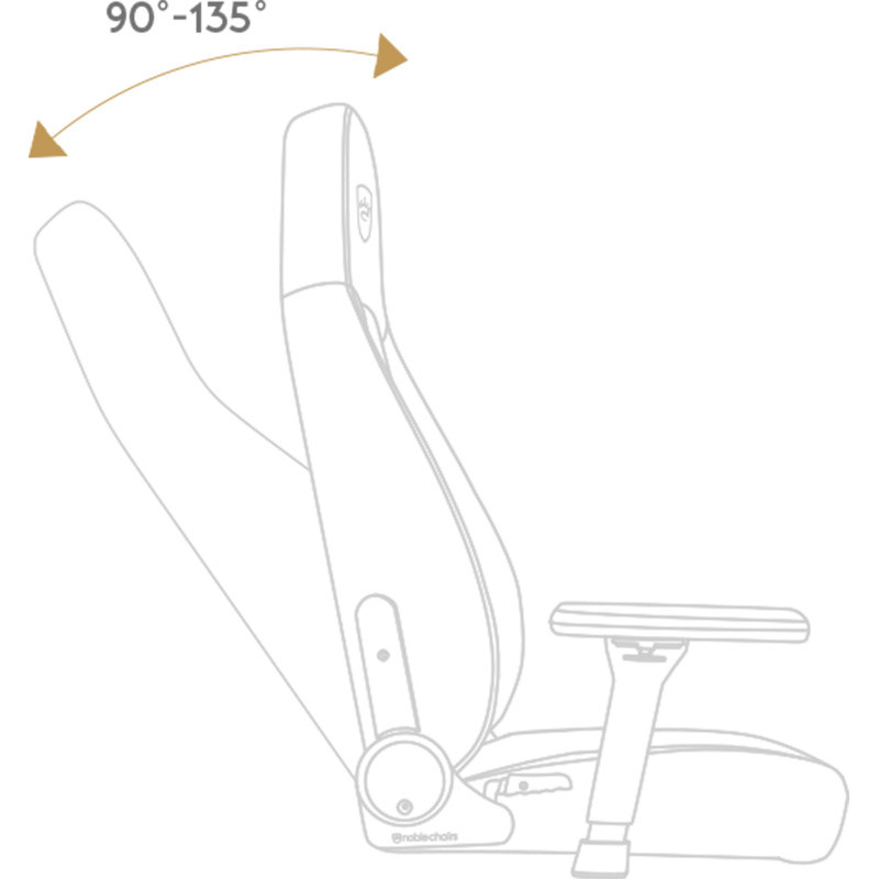 Фото Кресло NOBLECHAIRS ICON Real Leather Cognac/Black (NBL-ICN-RL-CBK)