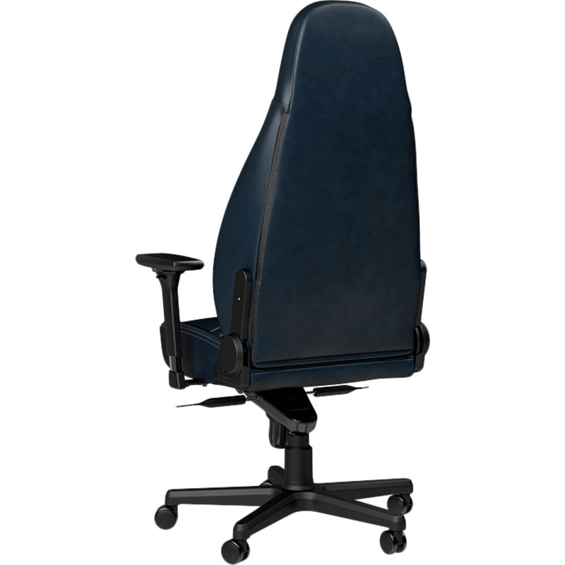 В Фокстрот Кресло NOBLECHAIRS ICON Real Leather Midnight Blue/Graphite (NBL-ICN-RL-MBG)