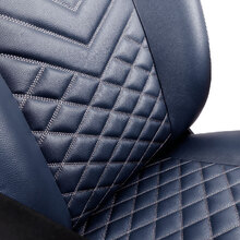 Кресло NOBLECHAIRS ICON Real Leather Midnight Blue/Graphite (NBL-ICN-RL-MBG)