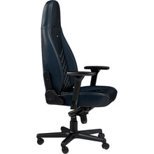 Кресло NOBLECHAIRS ICON Real Leather Midnight Blue/Graphite (NBL-ICN-RL-MBG)