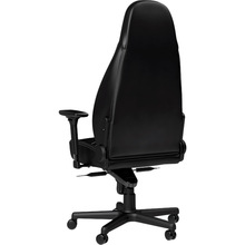 Кресло NOBLECHAIRS ICON Black/Platinum White (NBL-ICN-PU-BPW)