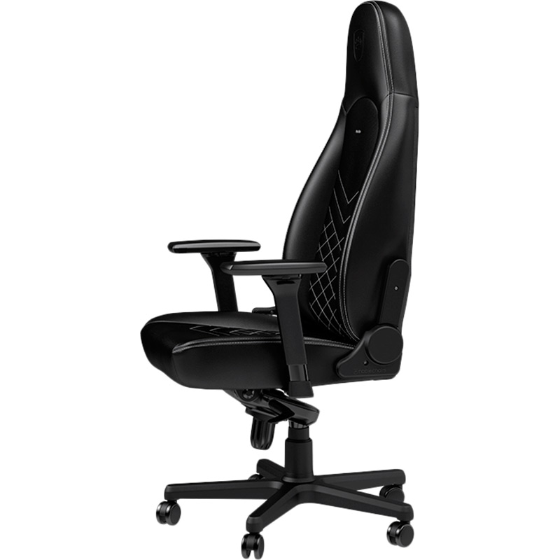 Обзор Кресло NOBLECHAIRS ICON Black/Platinum White (NBL-ICN-PU-BPW)