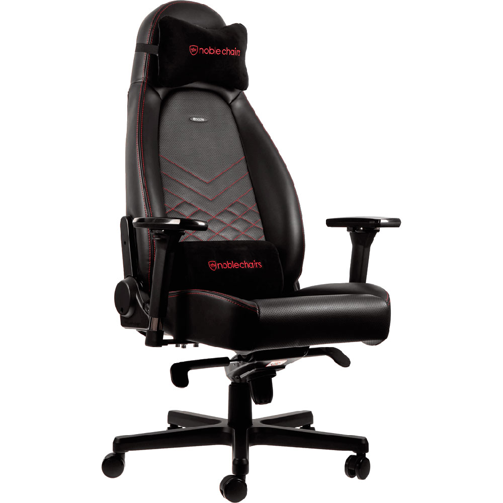 

Кресло NOBLECHAIRS ICON Black/Red (NBL-ICN-PU-BRD), ICON Black/Red