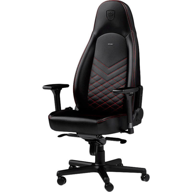 В Україні Крісло NOBLECHAIRS ICON Black/Gold (NBL-ICN-PU-GOL)