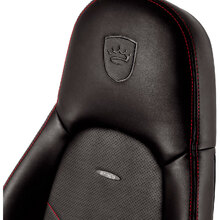 Крісло NOBLECHAIRS ICON Black/Gold (NBL-ICN-PU-GOL)