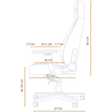 Крісло NOBLECHAIRS ICON Black/Gold (NBL-ICN-PU-GOL)