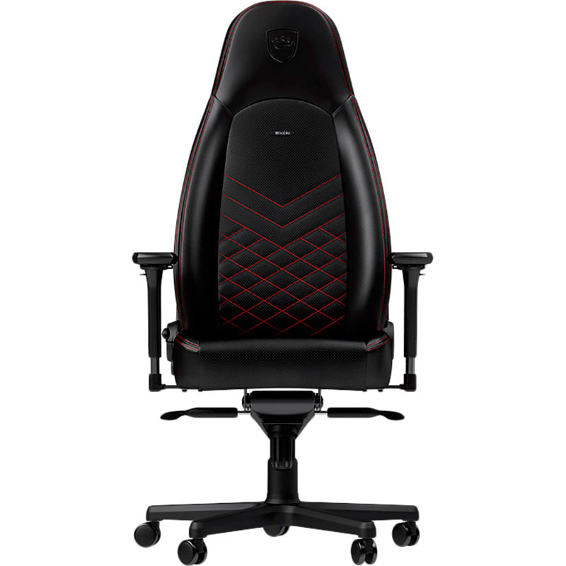 Зображення Крісло NOBLECHAIRS ICON Black/Gold (NBL-ICN-PU-GOL)