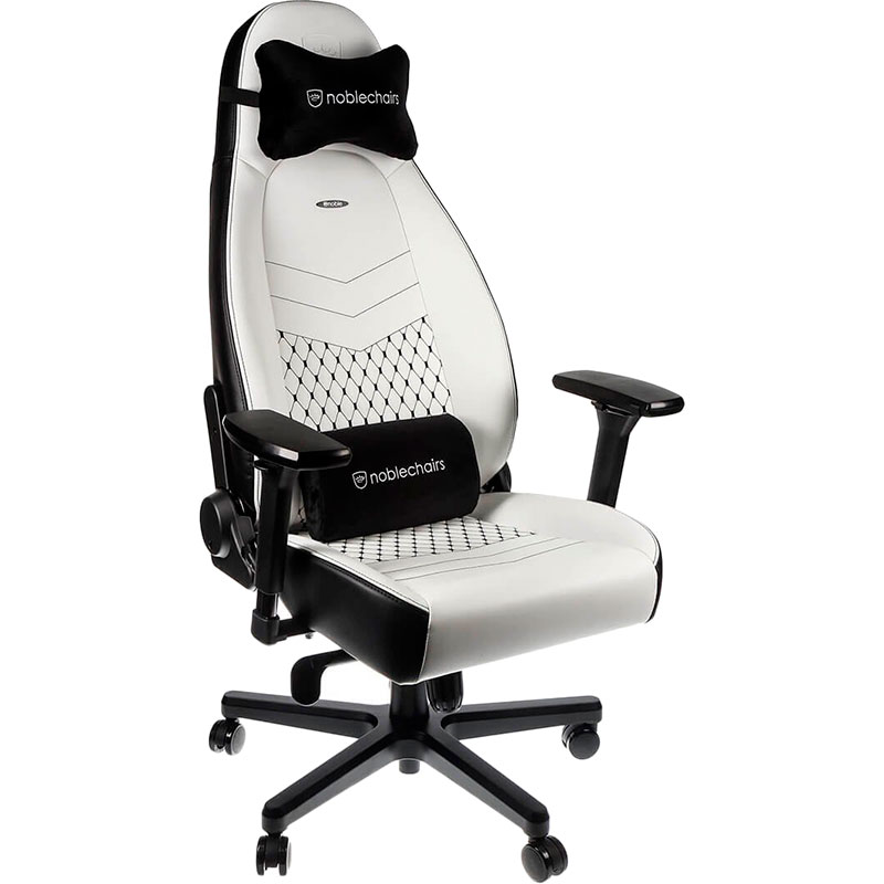 

Кресло NOBLECHAIRS ICON White/Black (NBL-ICN-PU-WBK), ICON White/Black