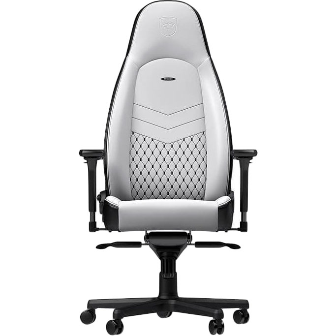 Кресло NOBLECHAIRS ICON White/Black (NBL-ICN-PU-WBK) Тип для геймера