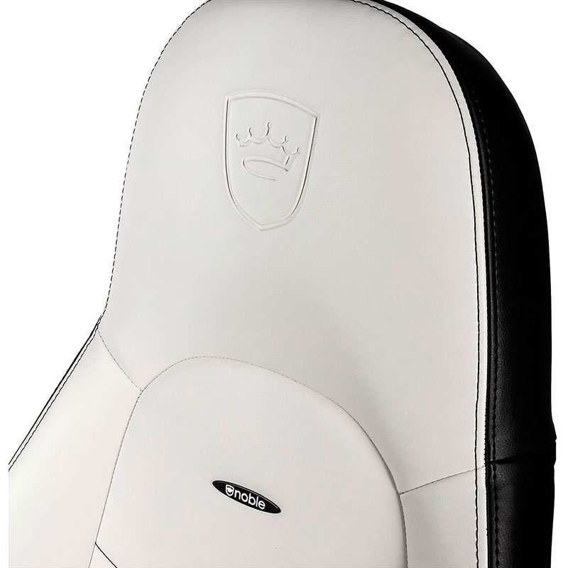 В Украине Кресло NOBLECHAIRS ICON White/Black (NBL-ICN-PU-WBK)