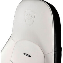 Кресло NOBLECHAIRS ICON White/Black (NBL-ICN-PU-WBK)