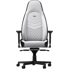 Кресло NOBLECHAIRS ICON White/Black (NBL-ICN-PU-WBK)