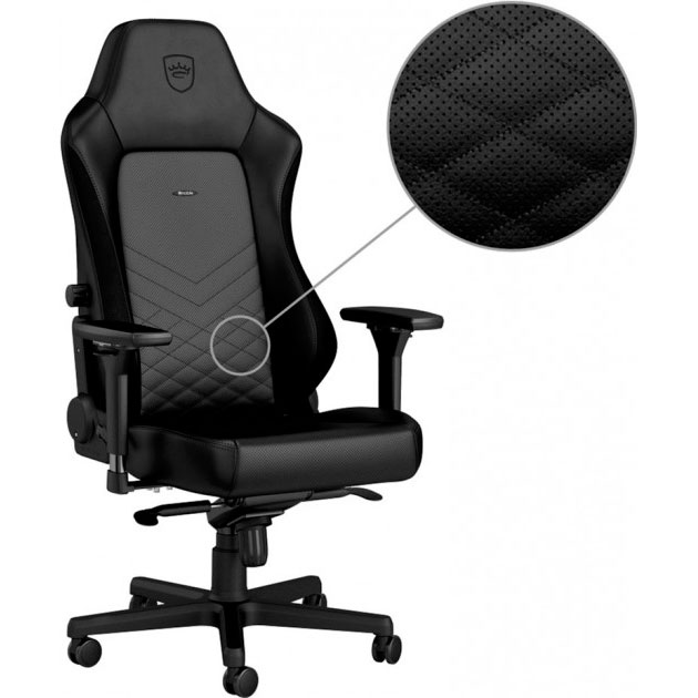 Кресло NOBLECHAIRS HERO Black (NBL-HRO-PU-BLA) Тип для геймера