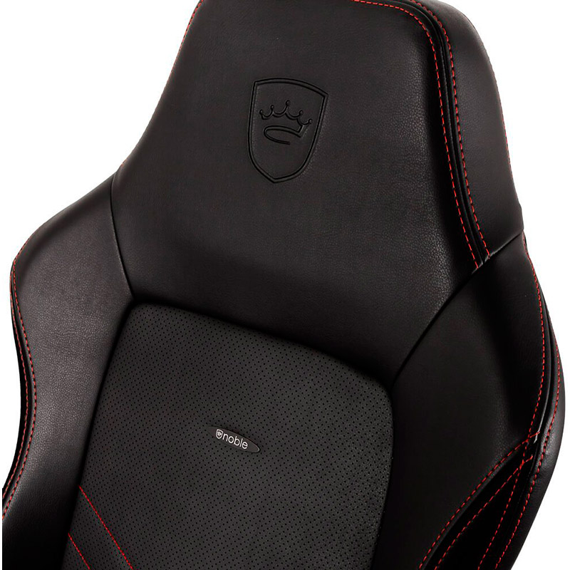 Кресло NOBLECHAIRS HERO Black/Red (NBL-HRO-PU-BRD) Материал корпуса металл