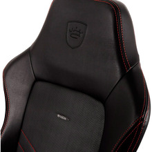 Кресло NOBLECHAIRS HERO Black/Red (NBL-HRO-PU-BRD)