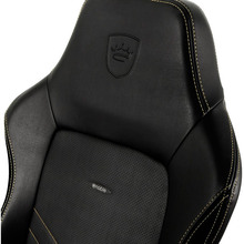 Кресло NOBLECHAIRS HERO Black/Gold (NBL-HRO-PU-GOL)