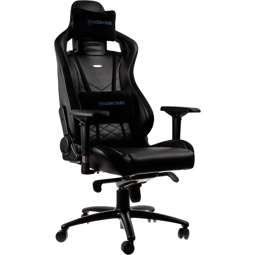 Кресло NOBLECHAIRS EPIC Black/Blue (NBL-PU-BLU-002)