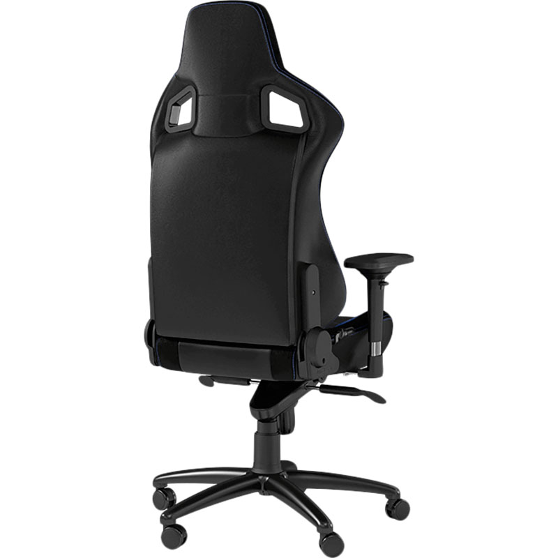 Кресло NOBLECHAIRS EPIC Black/Blue (NBL-PU-BLU-002) Вторичный цвет синий