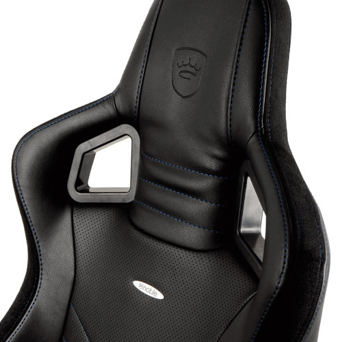 Зовнішній вигляд Крісло NOBLECHAIRS EPIC Black/Blue (NBL-PU-BLU-002)