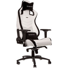 Крісло NOBLECHAIRS EPIC White/Black (NBL-PU-WHT-001)