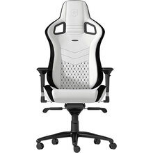 Крісло NOBLECHAIRS EPIC White/Black (NBL-PU-WHT-001)